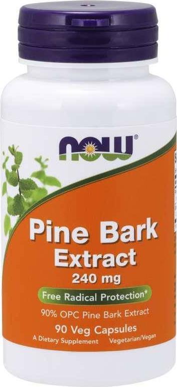 NOW Foods Pine Bark Extract Ekstrakt z kory Sosny 90 kapsułek NOW FOODS