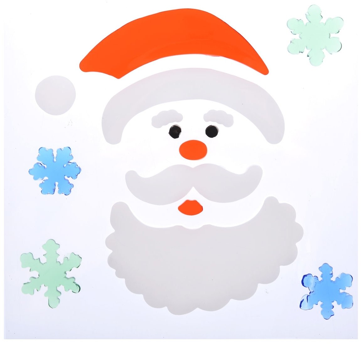 Świąteczne naklejki żelowe