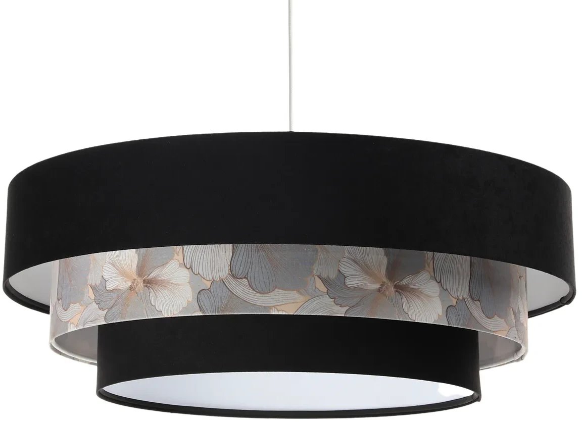 Lampa wisząca TRIO MIX czarna/wielokolorowa BPS KONCEPT