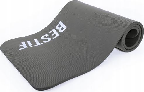 Bestif Mata treningowa BM001 180 cm x 60 cm x 1 cm szara
