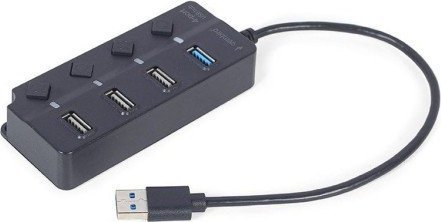 HUB USB Gembird I/O HUB USB3 4PORT/UHB-U3P1U2P3P-01 GEMBIRD