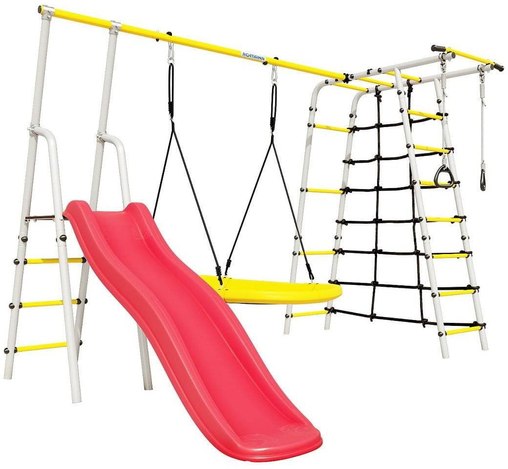 Plac Zabaw Małpka Plus | Zjeżdżalnia Drabinki Leżak huśtawka | 100 kg