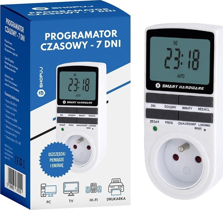 Smart Hardware Programator czasowy włącznik/wyłącznik LCD