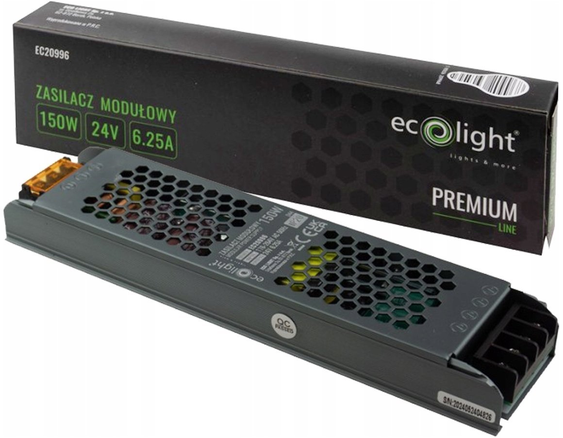 Ecolight Zasilacz modułowy slim 150W 24V