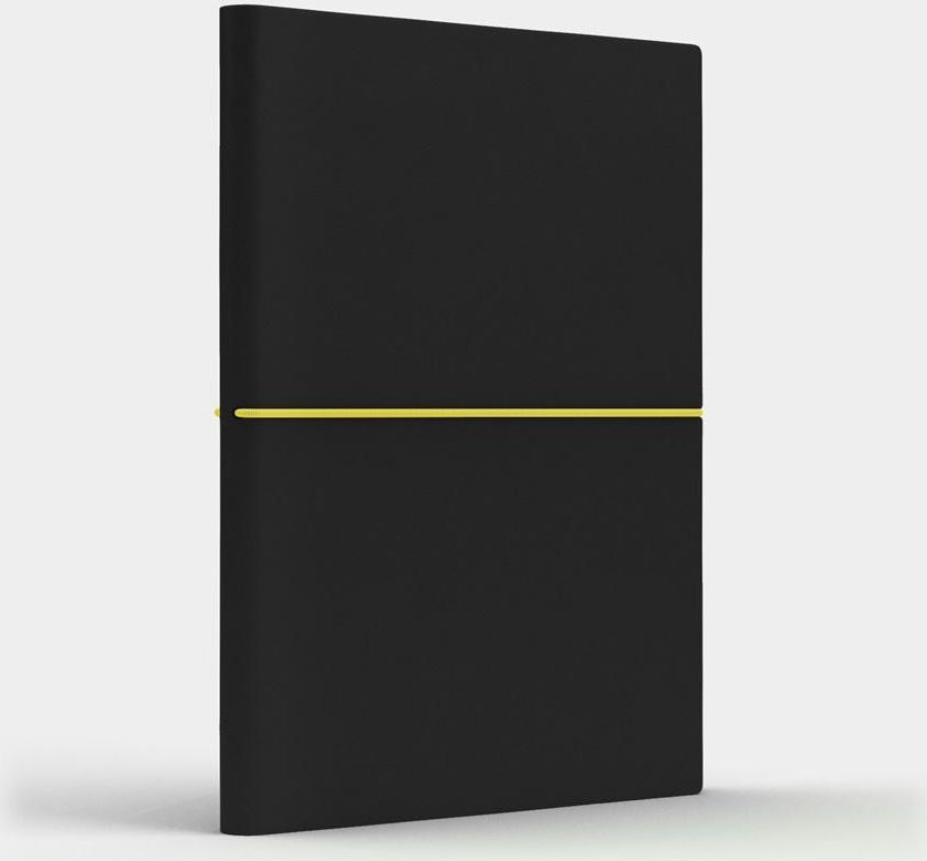 Like U Notatnik B6 Fun S kratka czarny/cytrynowy