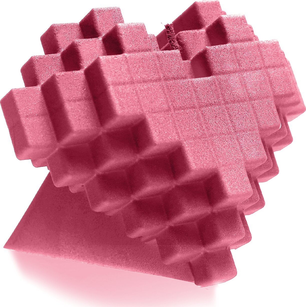 Candellana Świeca dekoracyjna Heart Pixel Świeczka Serce Parafina 32h