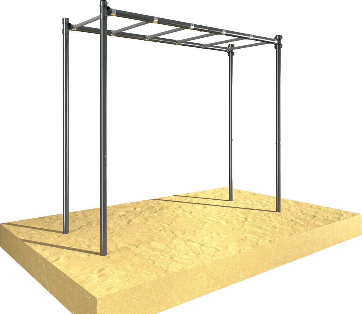 UnderFit Drążek ogrodowy drabinka gimnastyczna pozioma OCYNK Street workout UNDERFIT UF9883