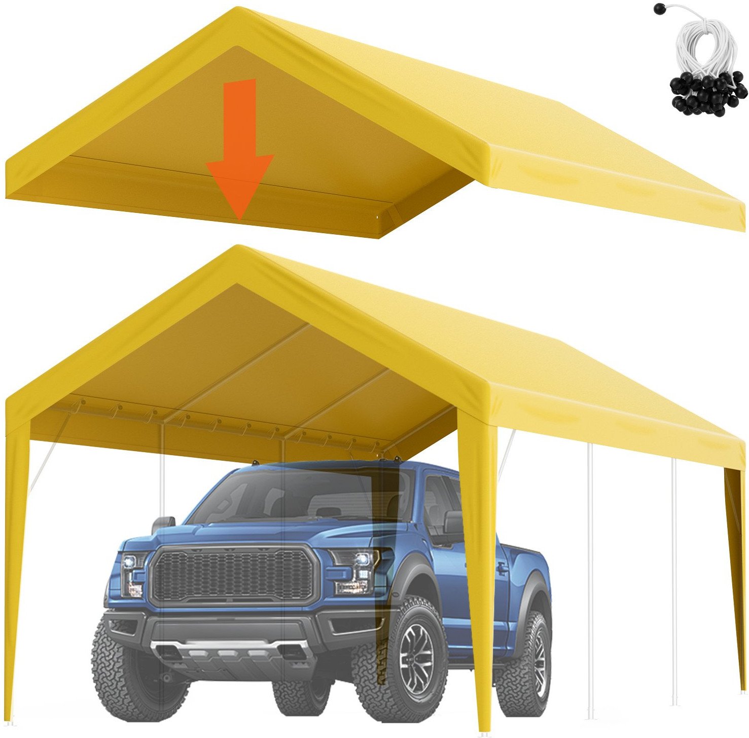 Wymienna Wiata do Garażu Beżowa