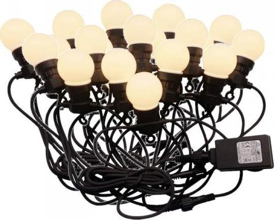 V-TAC Girlanda Ogrodowa V-TAC (sznur) LED 10 metrów 20 żarówek 0,5W IP44 VT-70520 3000K 600lm