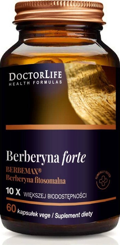 Doctor Life DOCTOR LIFE_Berberyna Forte suplement diety 60 kapsułek