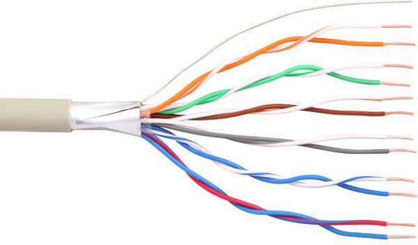 InLine Kabel Telefoniczny 12 żył, 6x2x06mm, ekranowany, 25m (69977C)