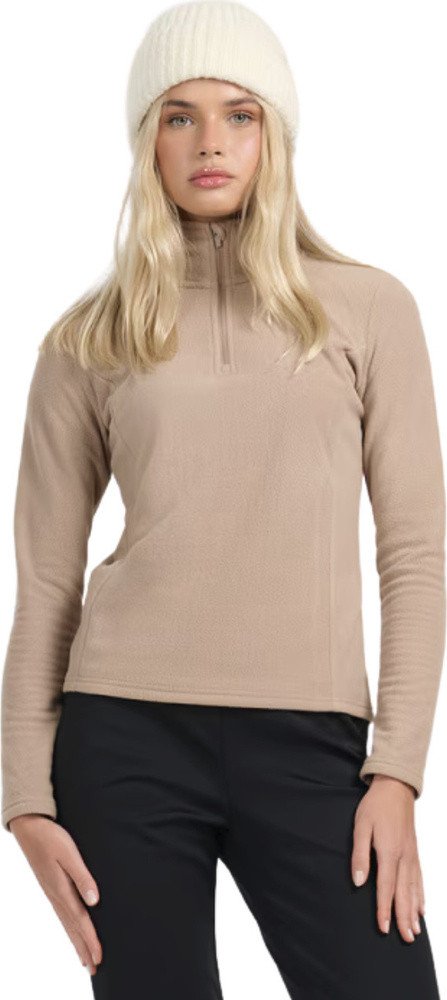 4f Bluza polarowa damska F069 jasny brąz 4FWAW25UFLEF069 82S 2XL