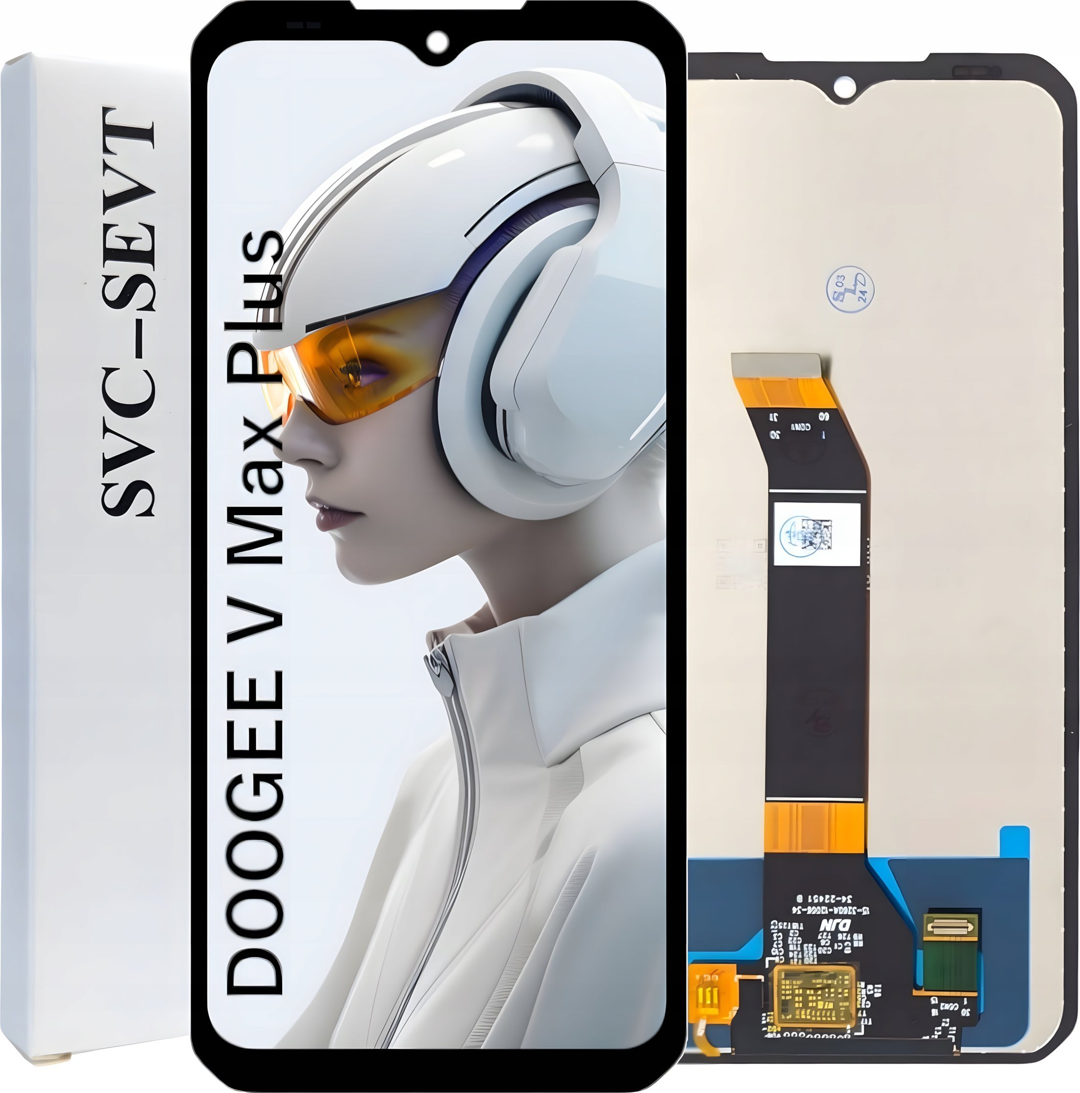 ORYGINAŁ WYŚWIETLACZ EKRAN LCD DO DOOGEE V MAX PLUS