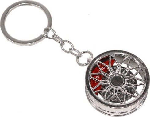 Breloczek MTuning Brelok Felga CS-39 Srebrna z zaciskiem