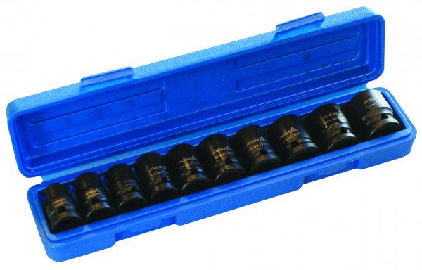 Asta Zestaw nasadek udarowych 6-kątnych 1/2" 10-24mm 10szt. (914010P)