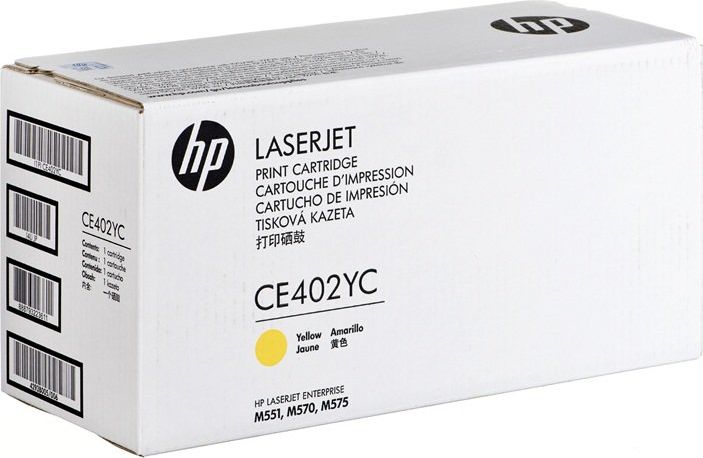 Toner HP 507Y Yellow Oryginał (CE402YC)