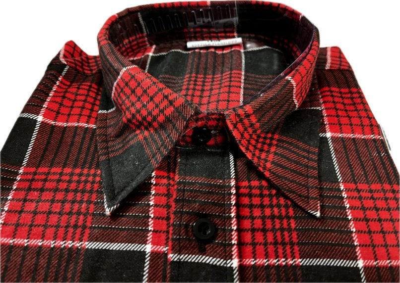 Silbet Koszula Robocza Flanelowa Leon Czerwona- L Wzrost 182 Kołnierzyk 42 Silbet Leon Czerwona 182/42 5904512090137