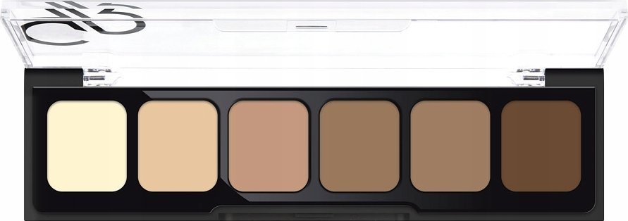 Golden Rose Correct&Conceal Concealer Korygująca i Tuszująca Paleta Korektorów 12g Medium To Dark (02)