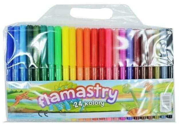 SCHEMAT Flamastry 24 kolory