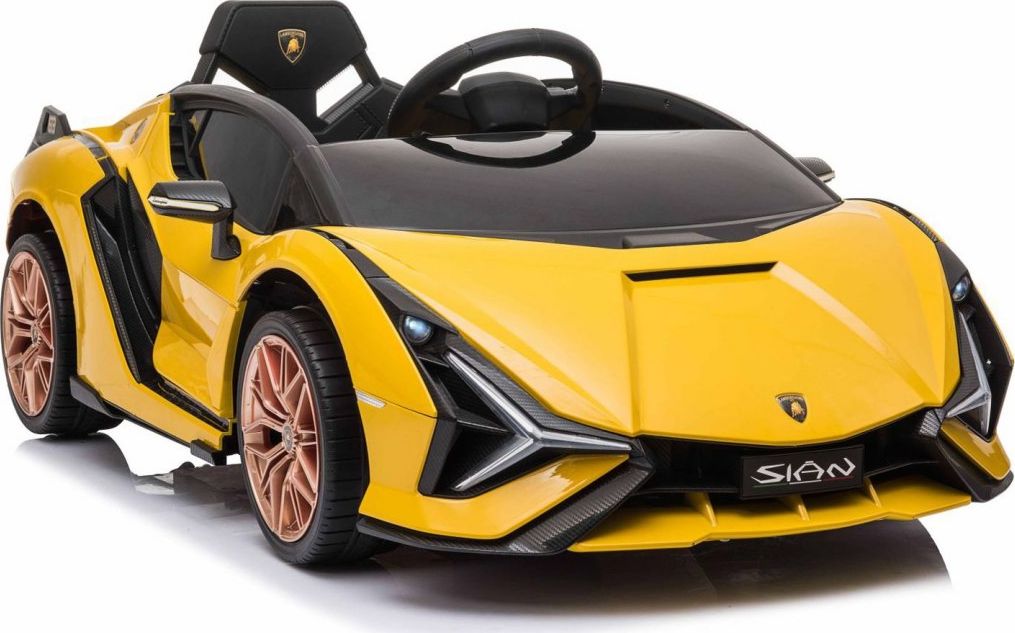 Import SUPER-TOYS ORYGINALNE LAMBORGHINI SIAN, MIĘKKIE KOŁA, MIĘKKIE SIEDZENIE, 4x4, FUNKCJA BUJANIA - FULL OPCJA /QLS6388