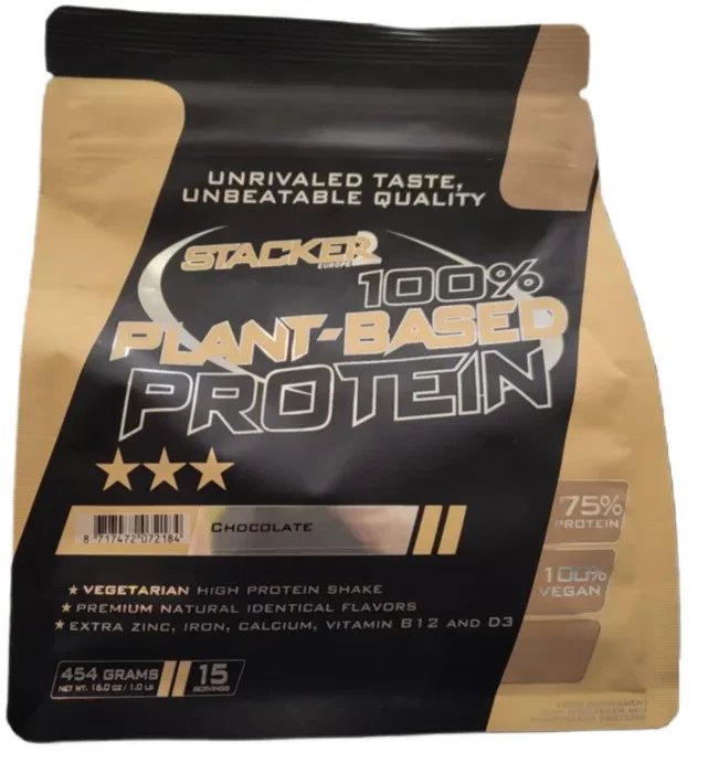 Stacker2 Europe - Białko Roślinne 100%, Czekolada, Proszek, 454g