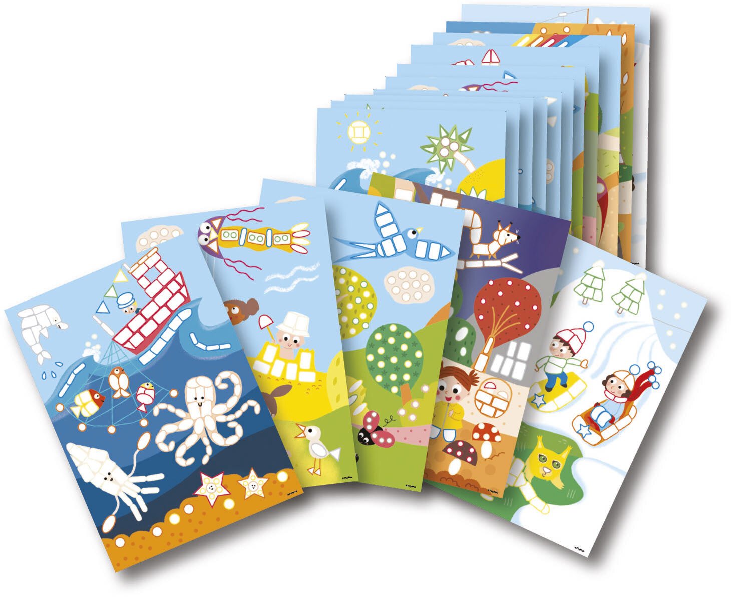 PlayMais PlayMais EDUKACINĖS kortelės, GAMTA