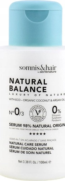 SOMNIS&HAIR_Natural Balance Serum 98% naturalne serum do włosów 100ml