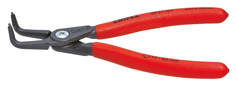 Knipex Szczypce do pierścieni osadniczych wewnętrzne wygięte 210mm (4821J31)