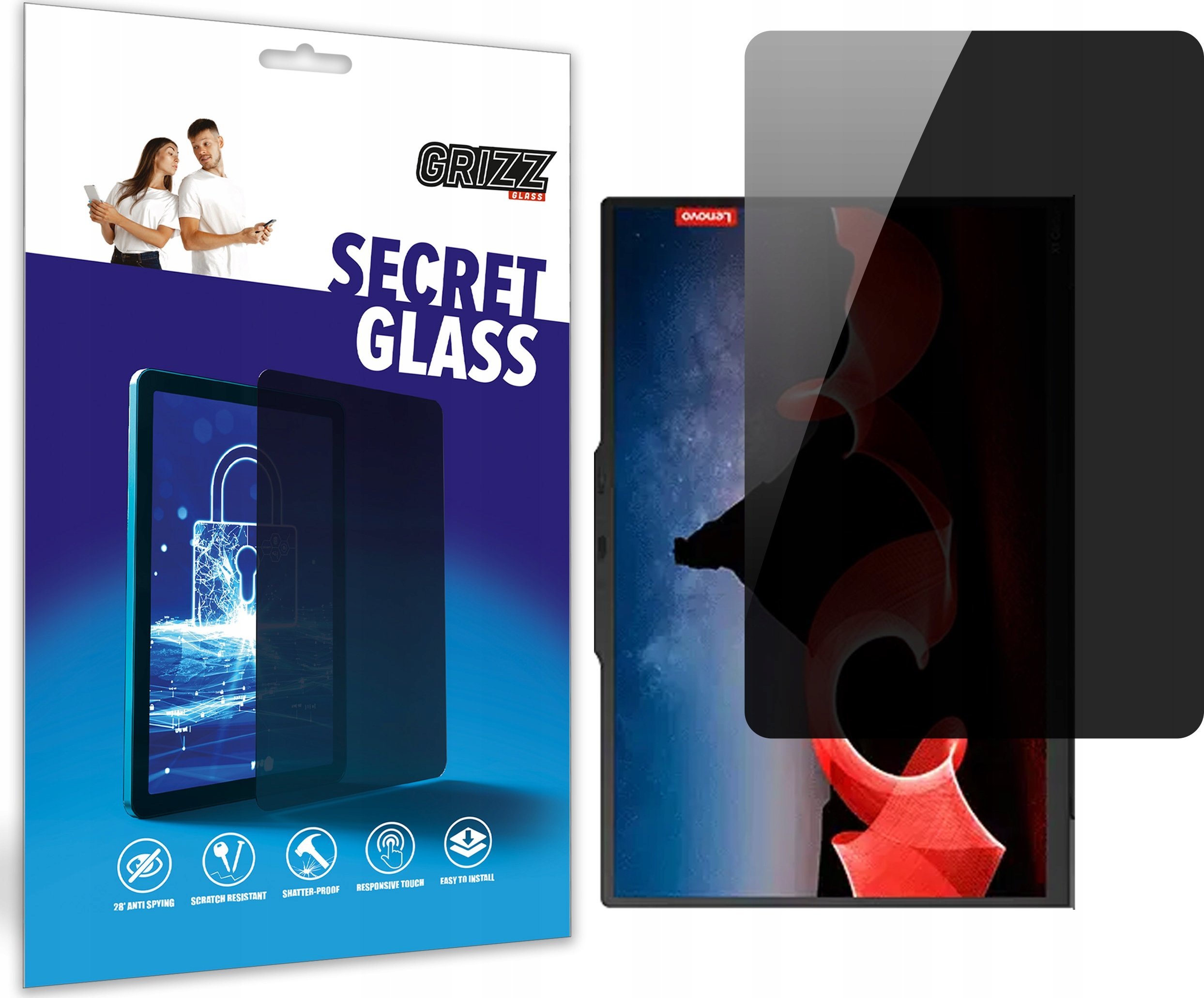 Szkło prywatyzujące GrizzGlass SecretGlass do Lenovo Ultrabook ThinkPad X1
