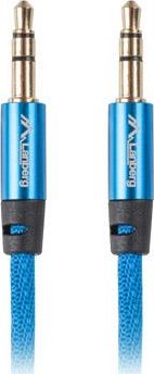 Kabel Lanberg Jack 3.5mm - Jack 3.5mm 3m niebieski (CA-MJMJ-10CU-0030-BL)