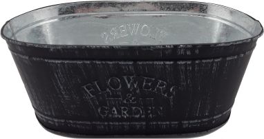 Tajemniczy ogród Osłonka Flower Garden owalna czarna 27,5 cm uniwersalny