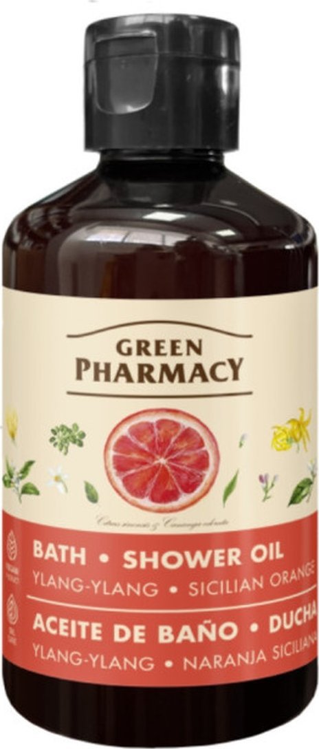 Green Pharmacy Olejek do kąpieli i pod prysznic Ylang-Ylang i Sycylijska Pomarańcza 250ml