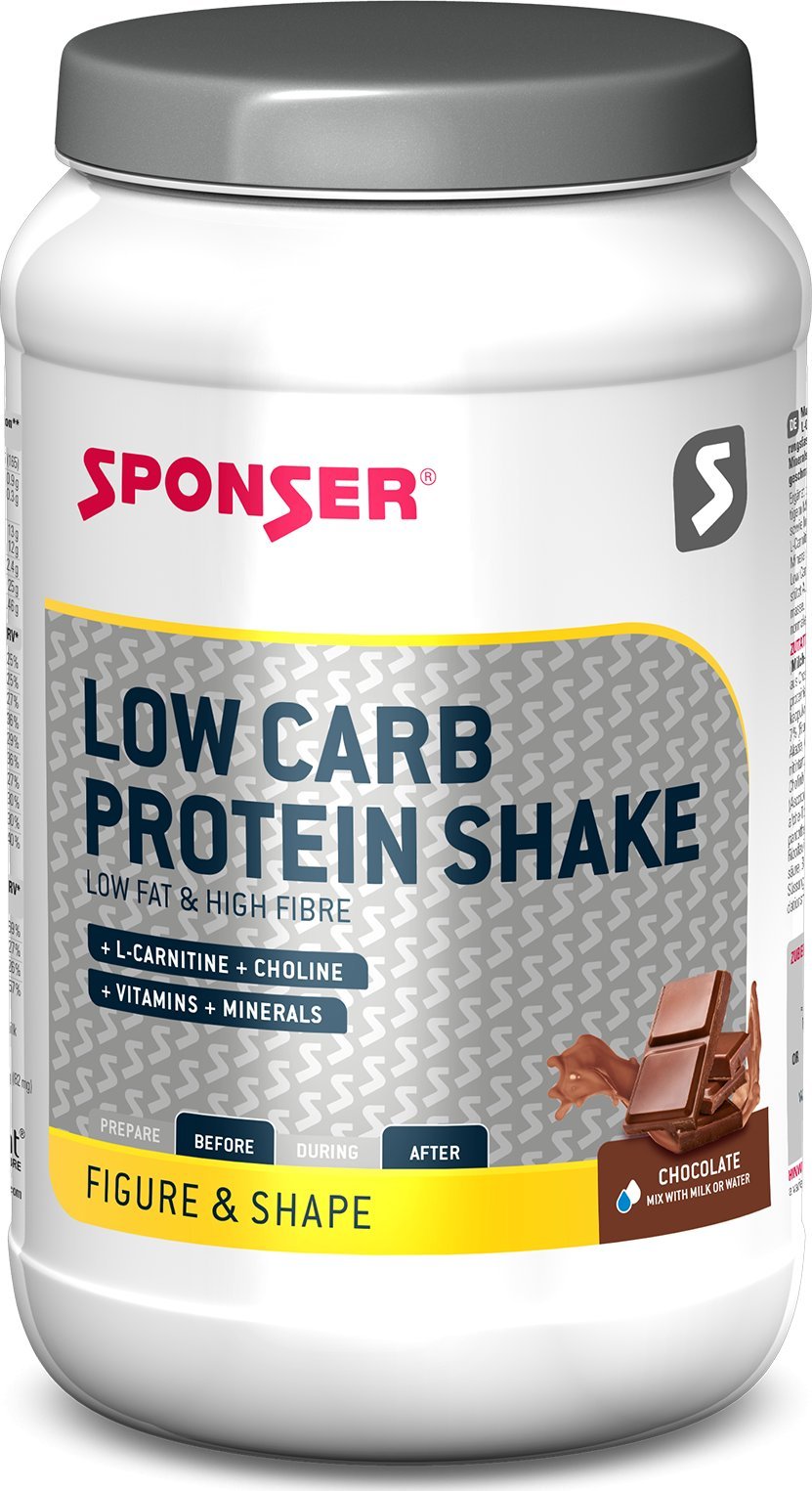 Sponser Odżywka SPONSER PROTEIN SHAKE LOW CARB Czekolada Puszka 550g (NEW 2025)