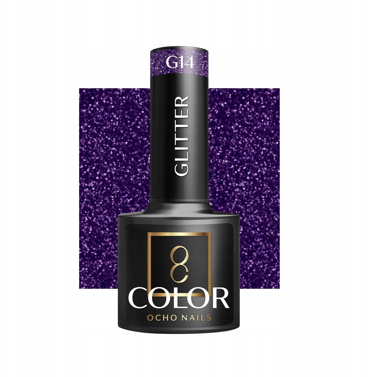 OCHO NAILS Lakier hybrydowy glitter G14 -5 g
