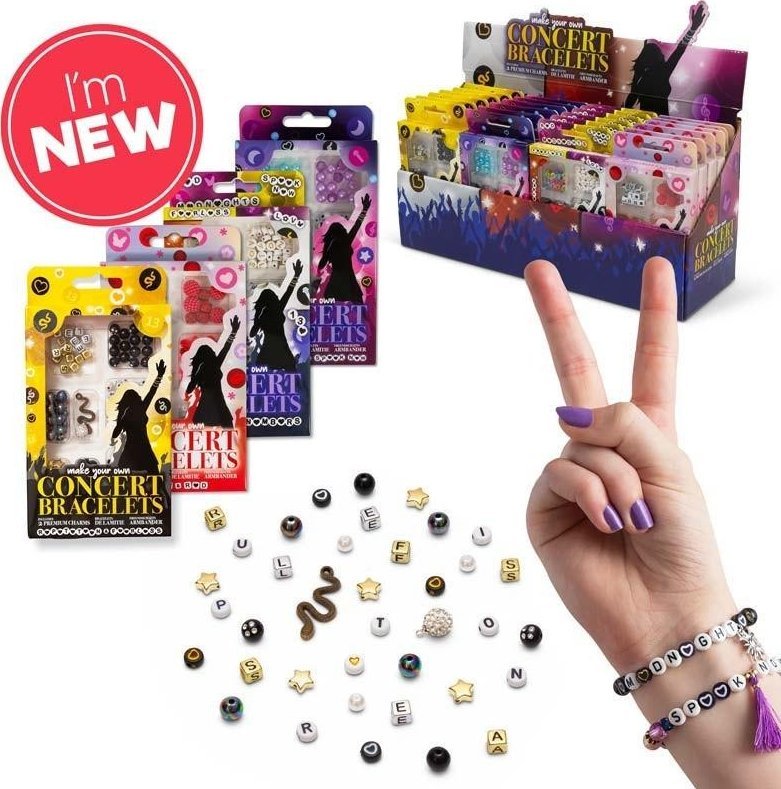 Bransoletki koncertowe mały zestaw MIX