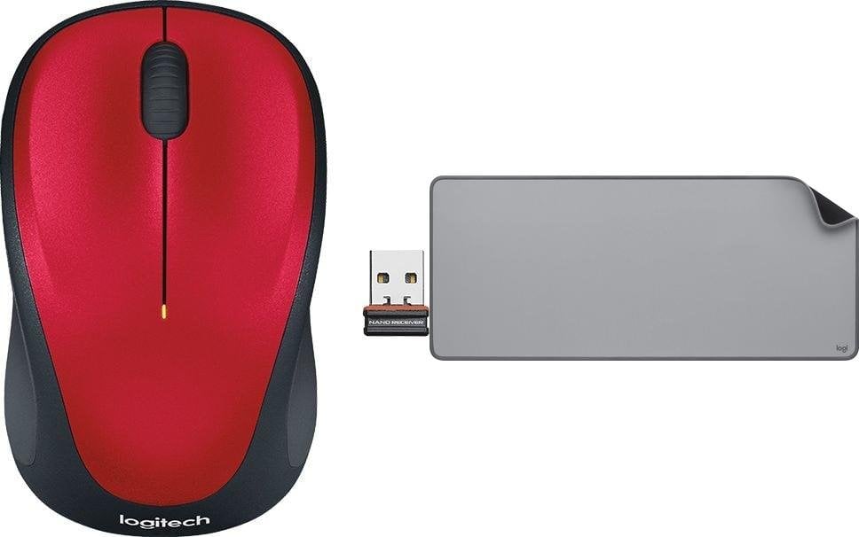 Mysz Logitech M235 (910-002496 / 910-002497 ) + Studio Series - MID GREY (956-000052)