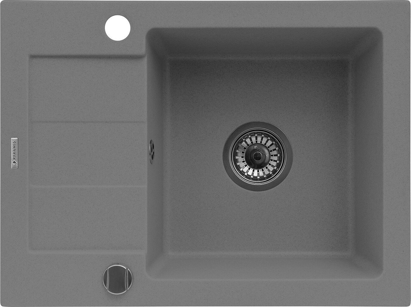 Zlewozmywak Pyramis Zlew Pyramis Sparta 1B1D 59x44 szary 070026901