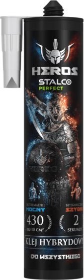 Stalco Mocny Klej Hybrydowy HEROS Szybki Stalco 290 Perfect