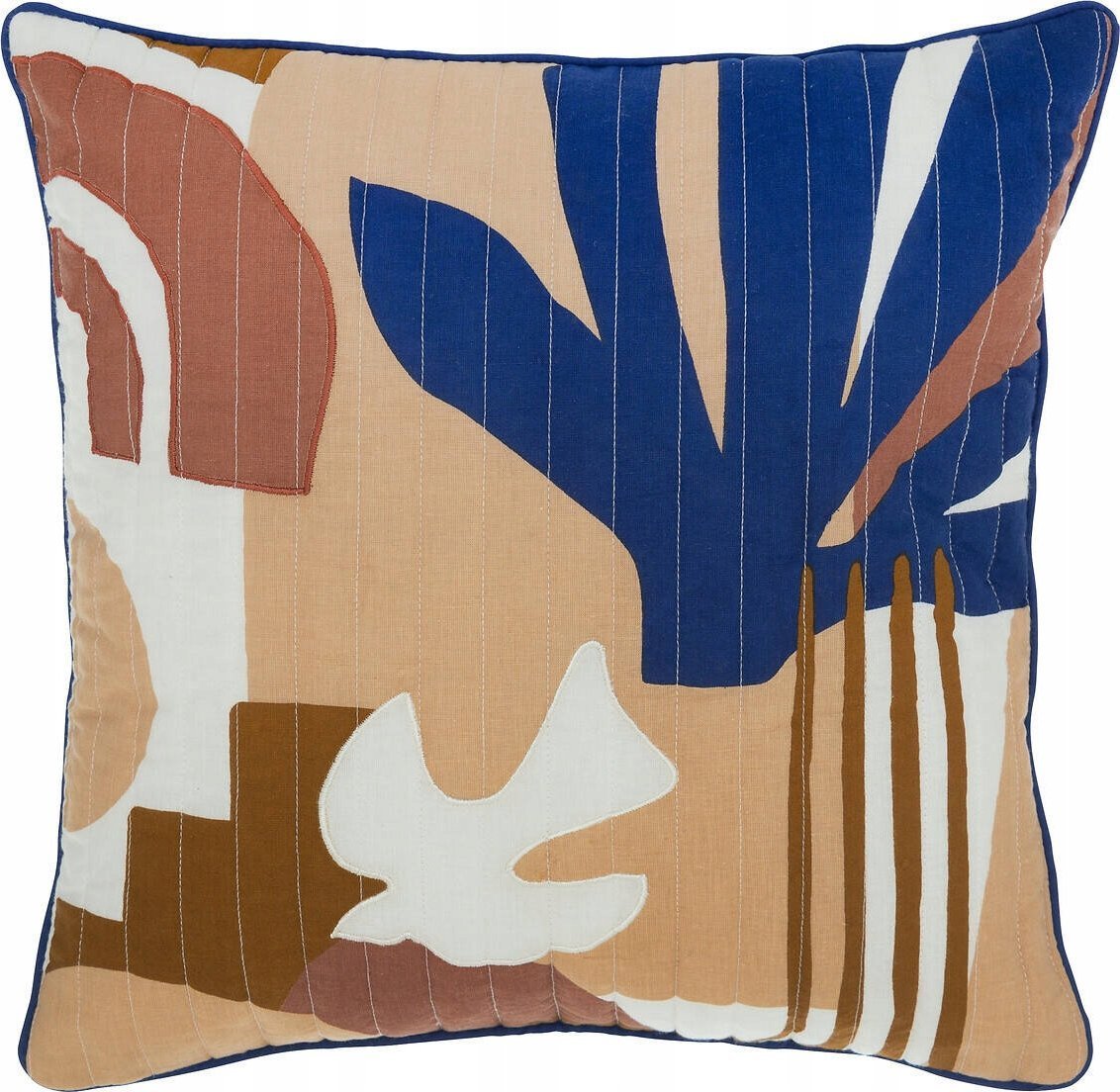 Atmosphera Poduszka dekoracyjna z geometrycznym wzorem SOLEYA, 40 x 40 cm