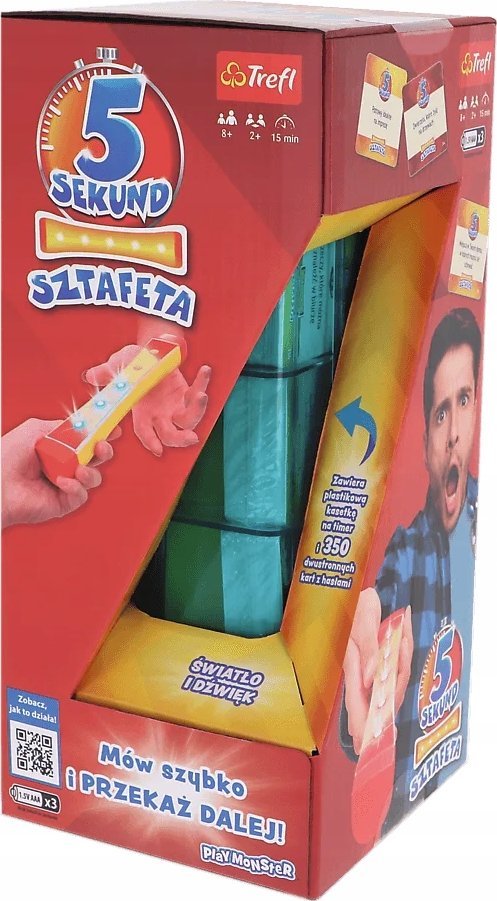 Trefl Gra planszowa 5 sekund Sztafeta