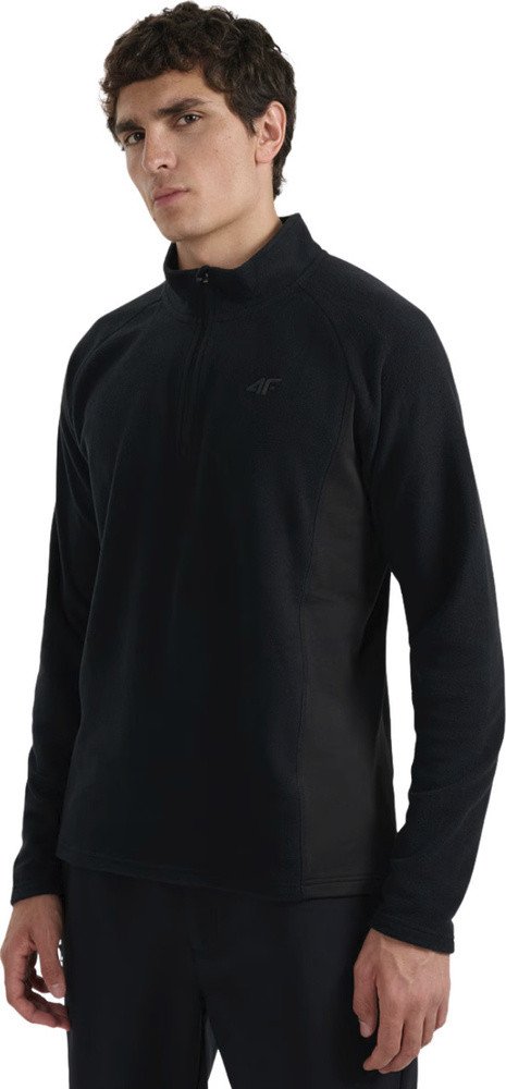 4f Bluza polarowa męska czarna 4FWAW25UFLEM066 20S M