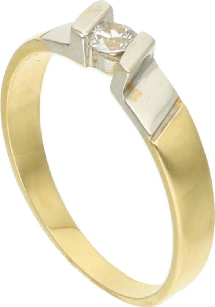 Rosanto Złoty pierścionek z rodowaniem roz. 11 585 14k