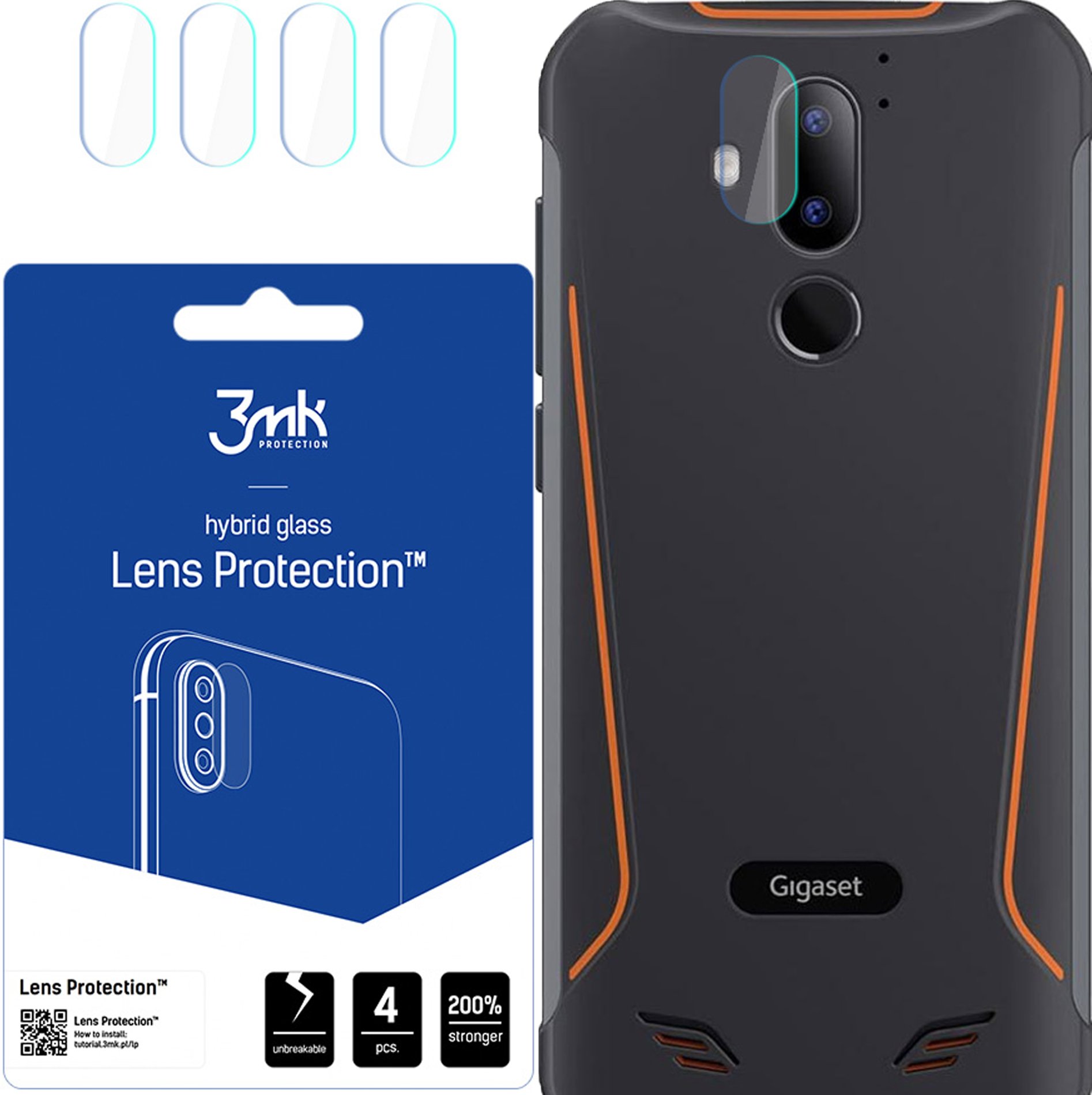 GIGASET GX290 - 3MK LENS PROTECTION