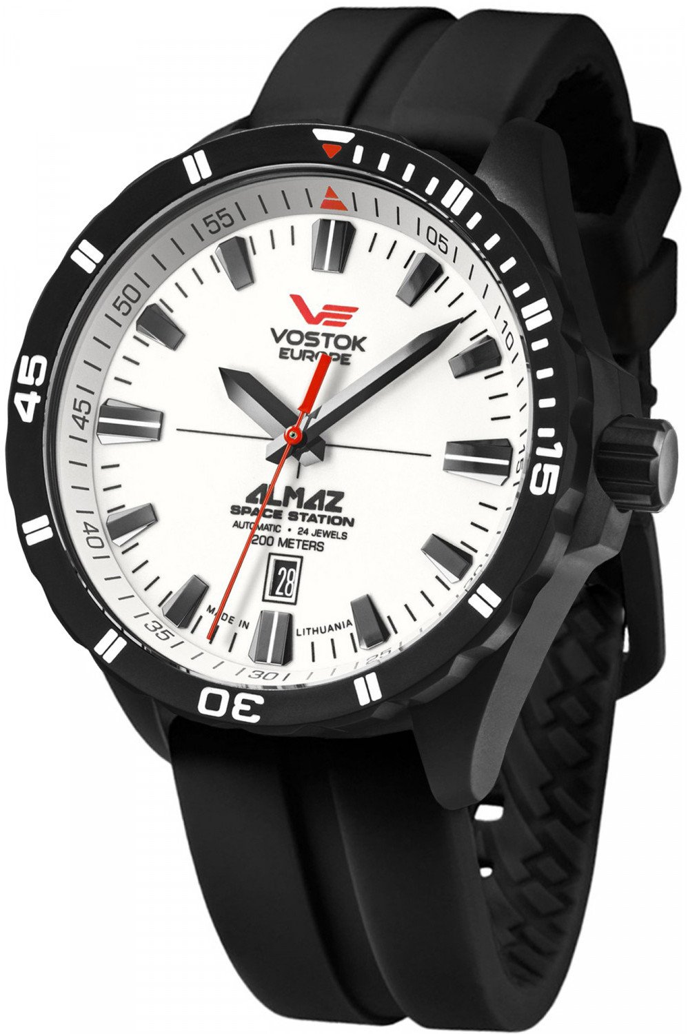 Zegarek męski Vostok Europe NH35A-320C680S czarny