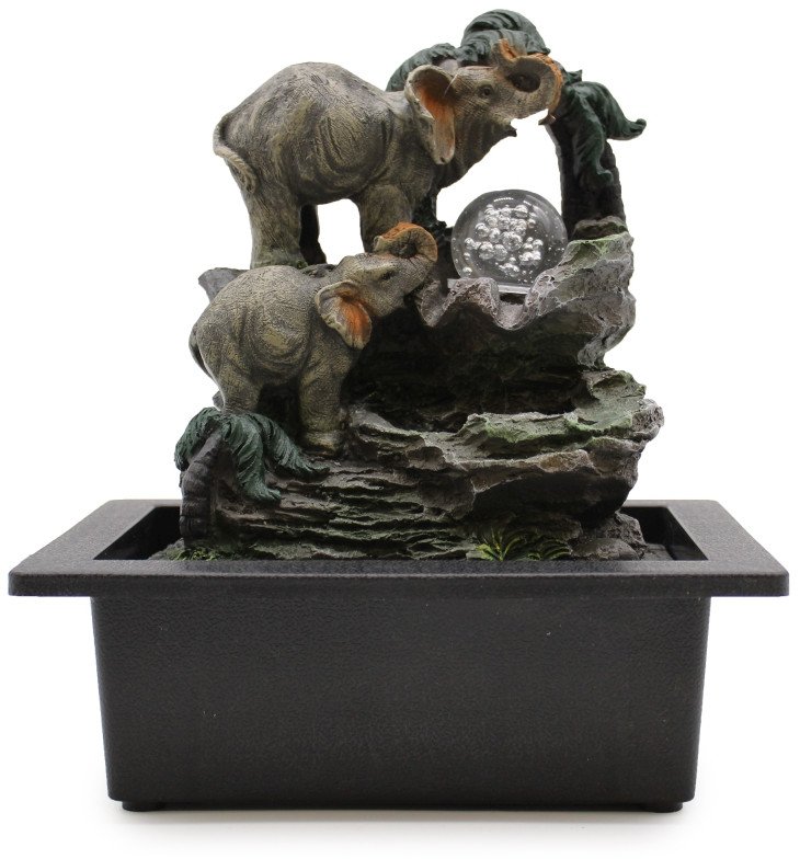 Domowa Fontanna Wodna - Rodzina Słoni