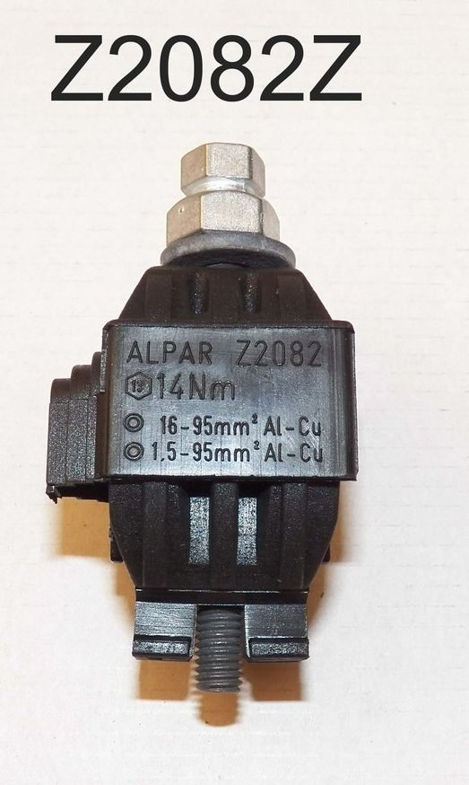 ALPAR Zacisk przebijający Al-Cu 16-95/1,5-50 dwustronny z nakrętką zrywalną