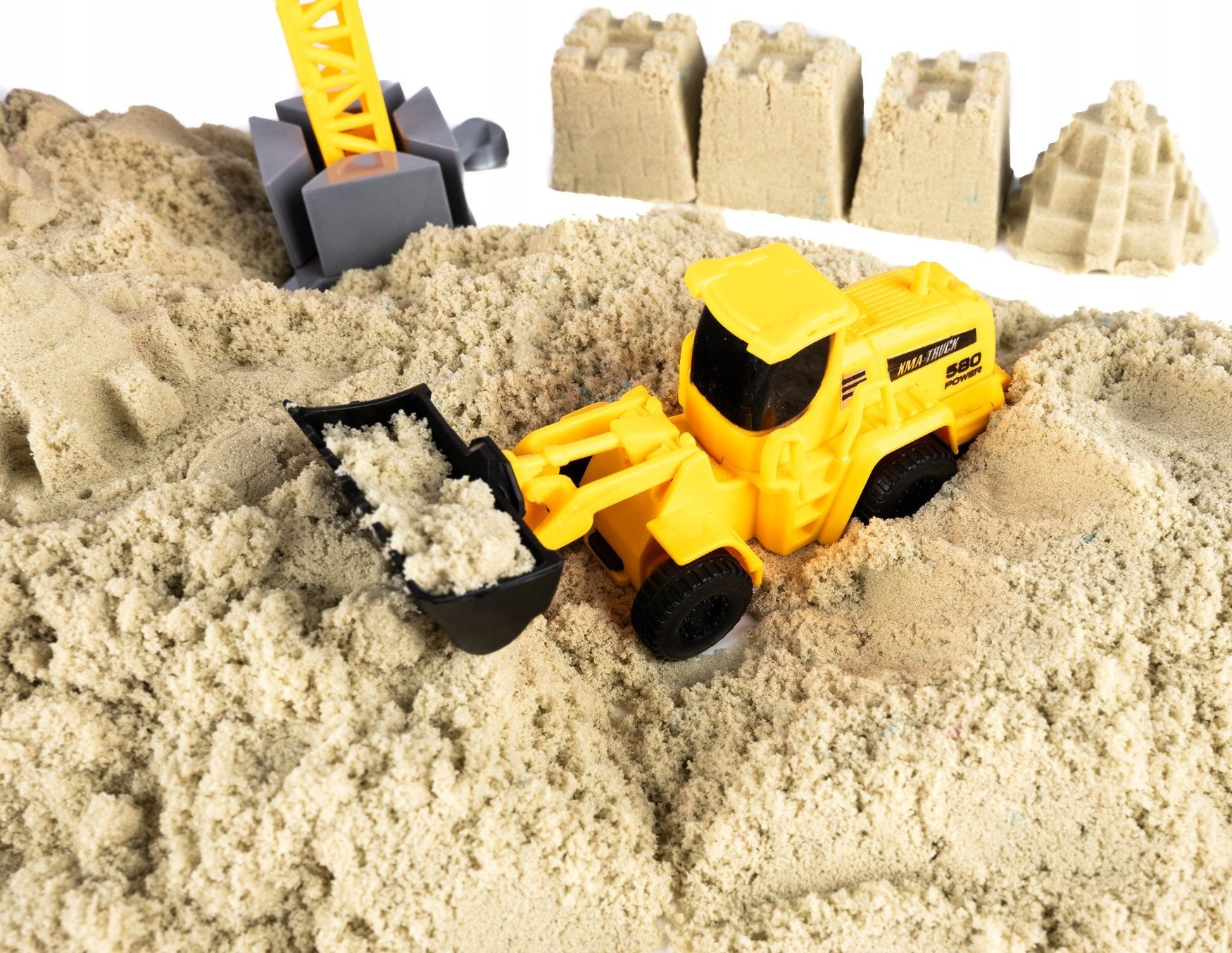 B29B1 PIASEK KINETYCZNY 4KG 31 ELEM. DŹWIG KOPARKA