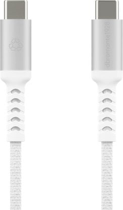 Kabel USB dbramante USB-C - USB-C 2.5 m Biały (CB25CCGR7120)