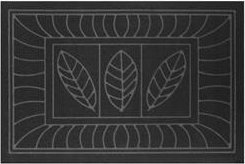 Douceur d`Interieur Wycieraczka gumowa pod drzwi FEUILLES, 45 x 75 cm
