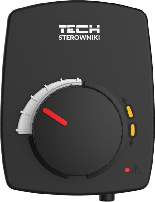 Tech Siłownik z 3-punktowym sygnałem 230V AC, czas obrotu 120s, z przewodem 1,5m czarny